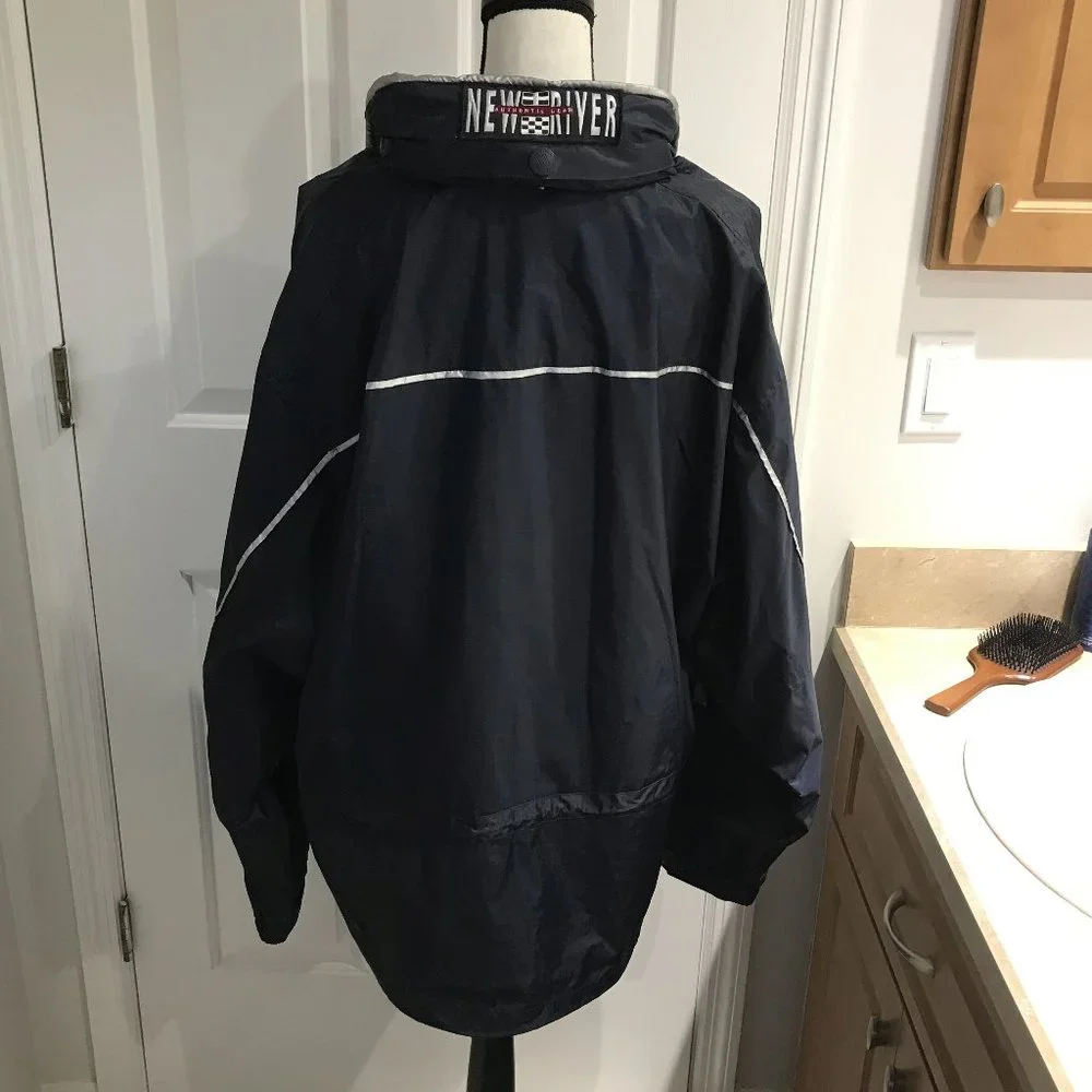 New River Nylon Hooded All Weather Jacket XL Flawless